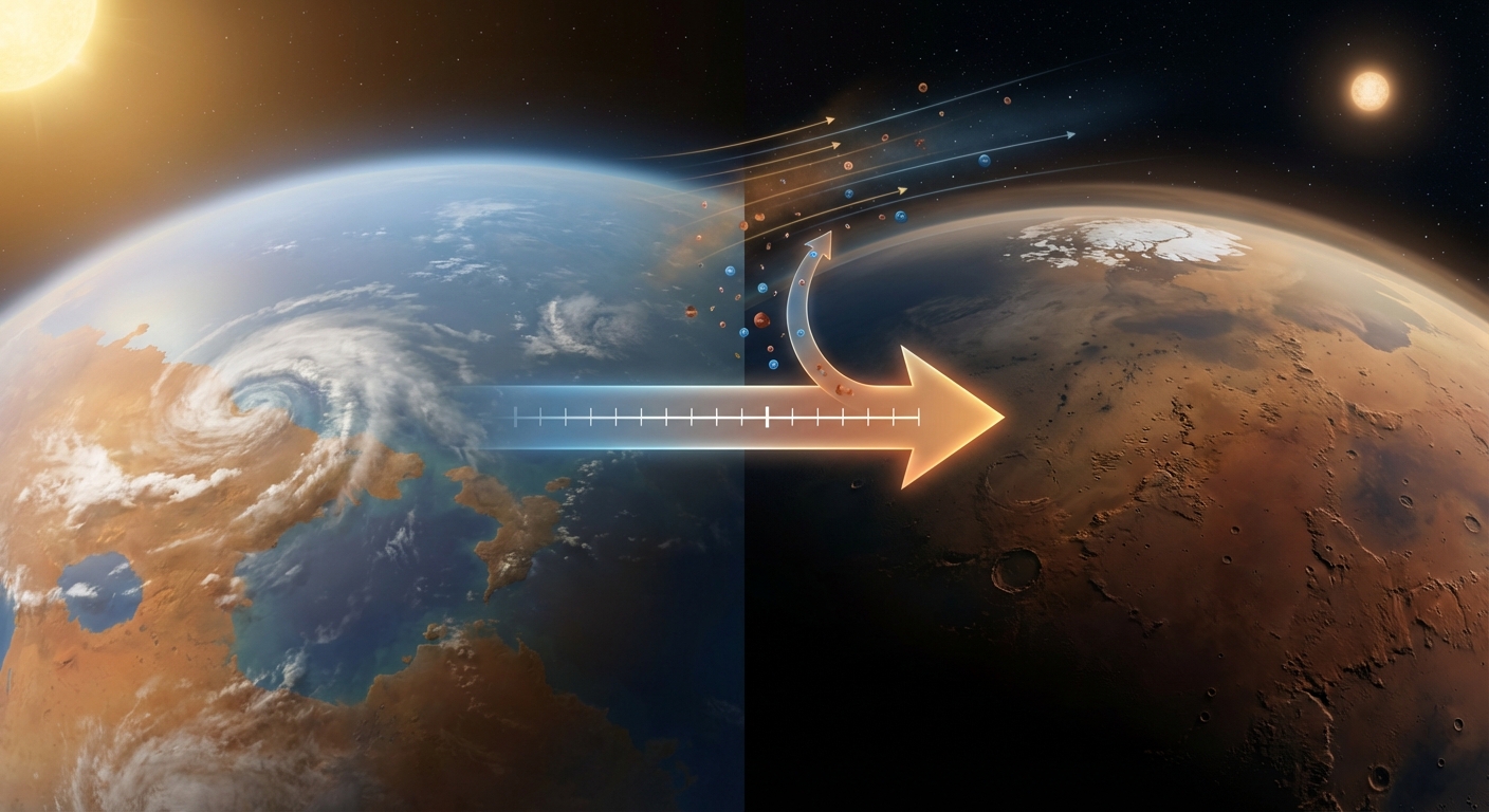 Mars climate evolution timeline