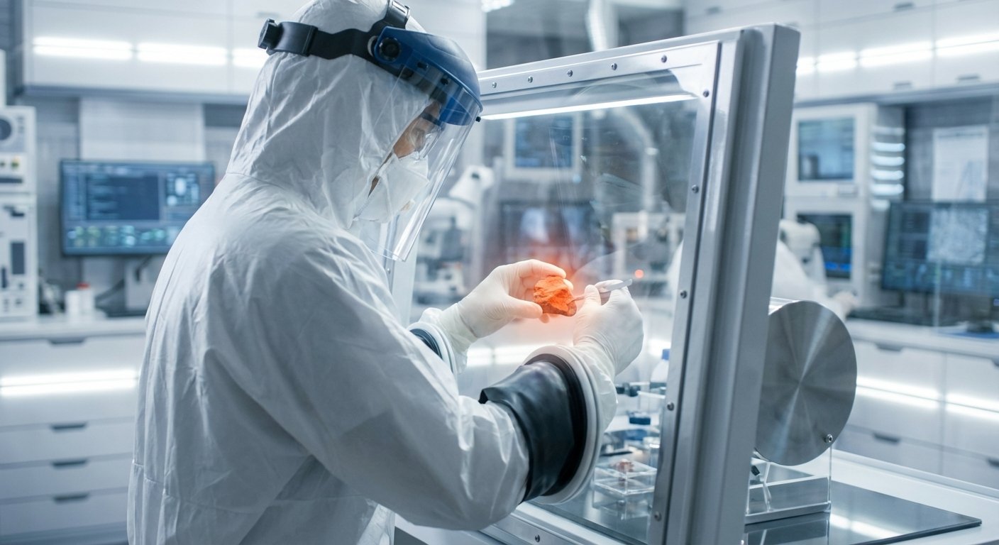 Sample tube and Earth laboratory