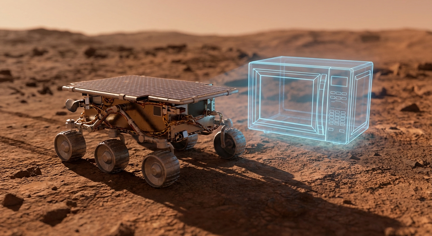 Sojourner rover with scale reference